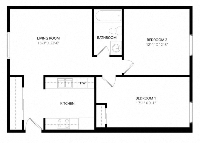 Palmer Wasilla 2x1 floor plan